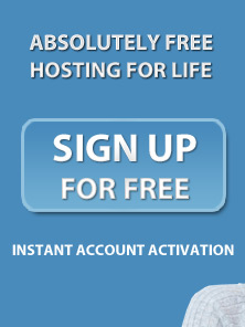 Signup for free web page hosting
